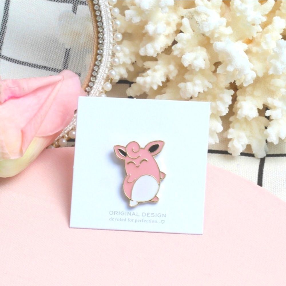 Jigglypuff Pokémon Enamel Pin